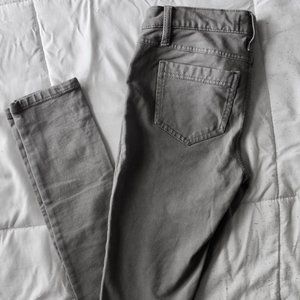 Gray Stretchy Skinny Jeans